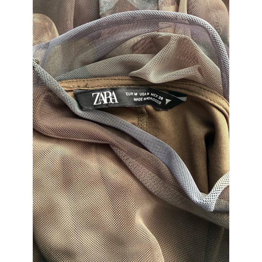 Zara Dress Women's Medium Tulle Moon Print Witchy Whimsygoth Blogger Favorite - Picture 3 of 6